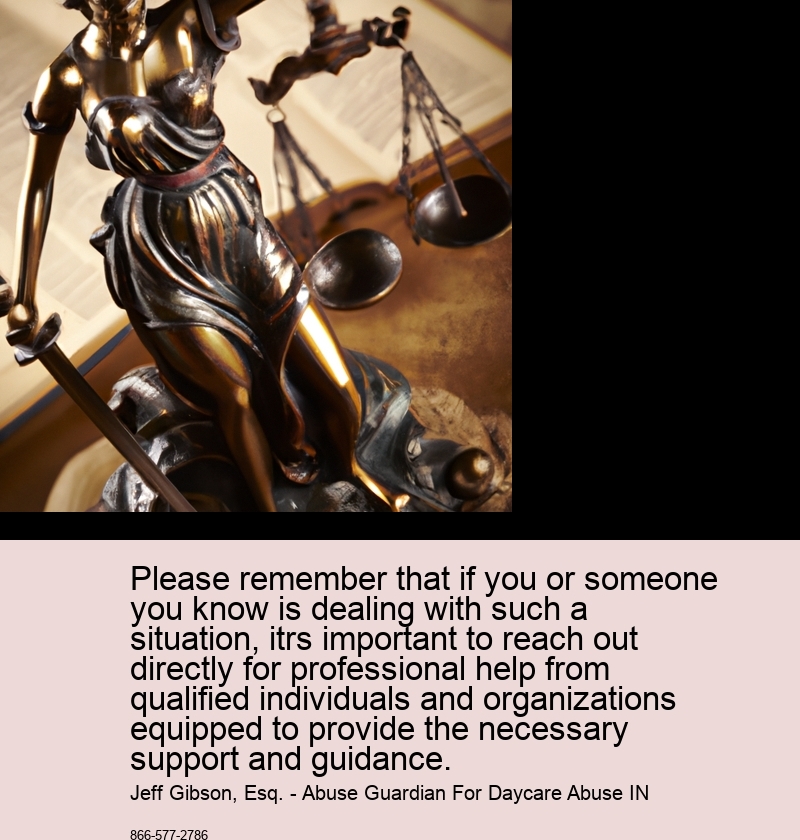 Please remember that if you or someone you know is dealing with such a situation, itrs important to reach out directly for professional help from qualified individuals and organizations equipped to provide the necessary support and guidance.